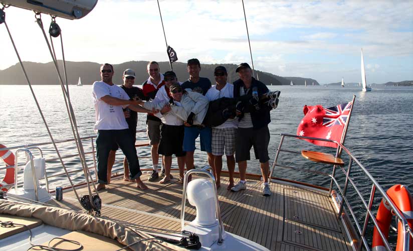 Group charter aboard The Count