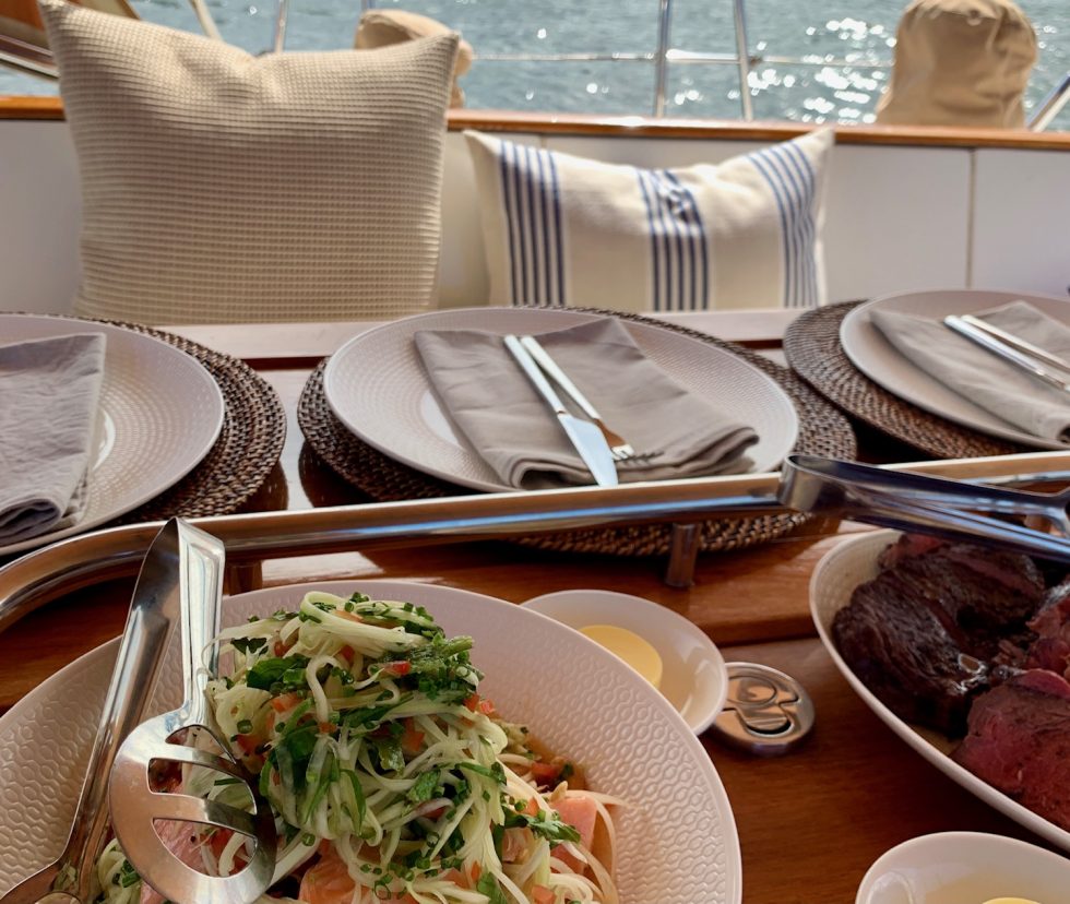 Catering aboard The Count